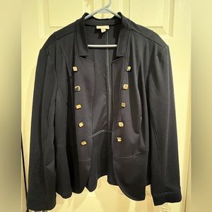 NWT navy blue military style jacket. Very nice!